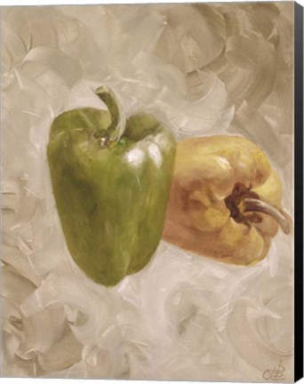 Framed Sweet Peppers II Print