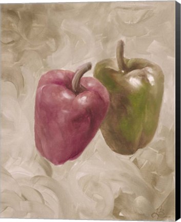 Framed Sweet Peppers III Print