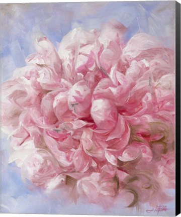 Framed Pink Peonie I Print