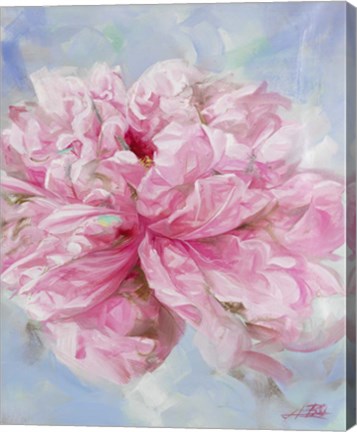 Framed Pink Peonie II Print