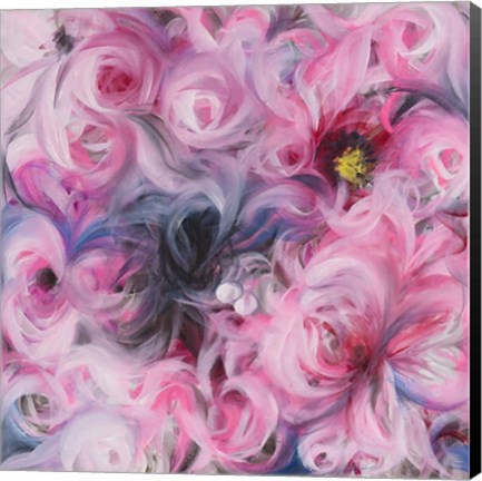 Framed Peony Swirl Print