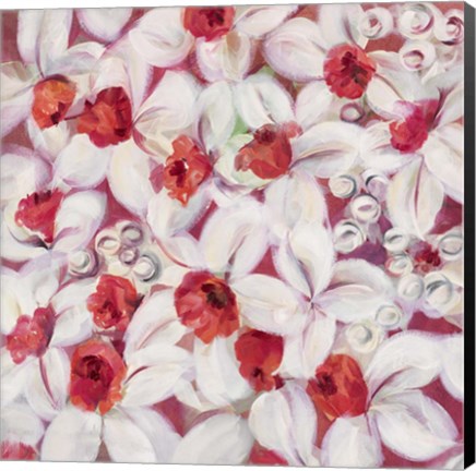 Framed Orange Flame Daffodil Print