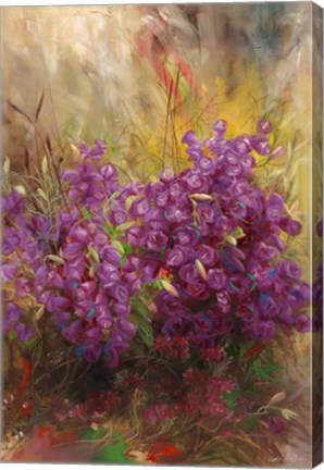 Framed Campanula II Print