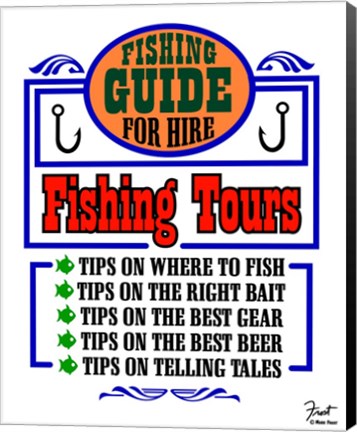 Framed Fishing Tours Print