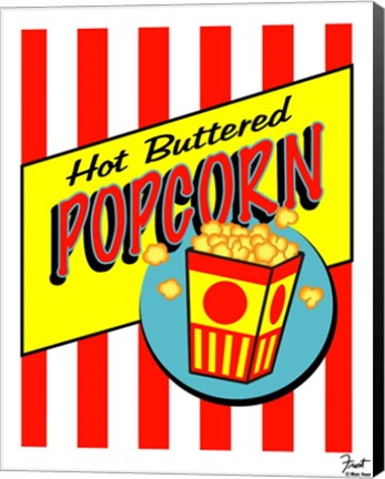 Framed Hot Buttered Popcorn Print