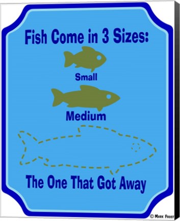 Framed Fish Are 3 Sizes Print
