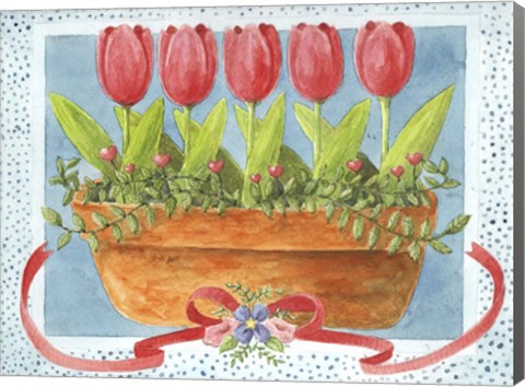 Framed Tulips Print