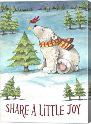 Framed Share A Little Joy Print