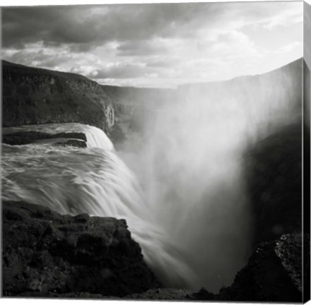 Framed Iceland Gullfoss Print