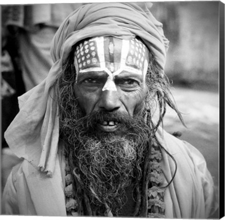 Framed Nepal Saddhu I Print