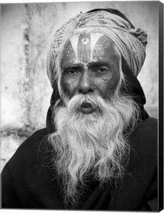Framed Nepal Saddhu II Print