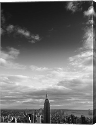 Framed NYC Manhattan Sky Print