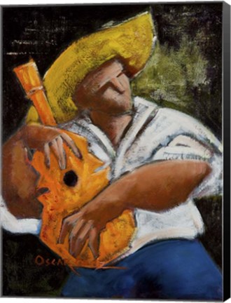 Framed Bravado Alla Prima Print