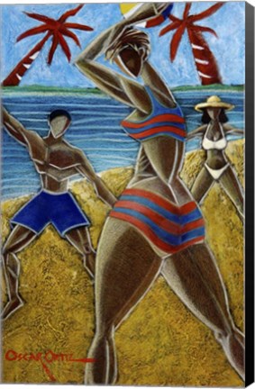 Framed En Luquillo Se Goza Print