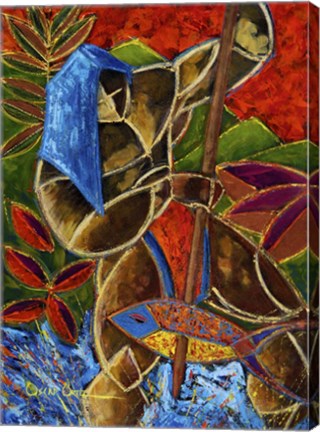 Framed Guarani Hombre De Familia Print