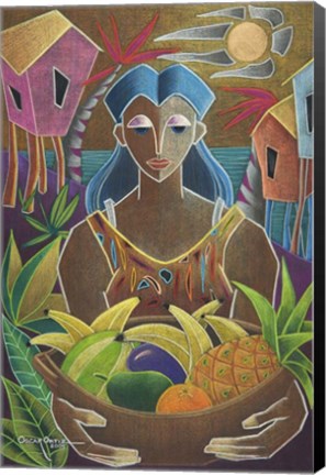 Framed Offerings From Our Land Print