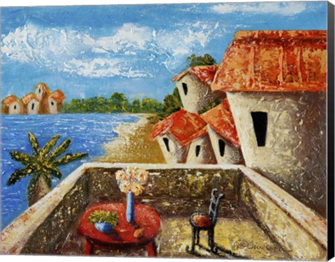 Framed Playa Gorda II Print