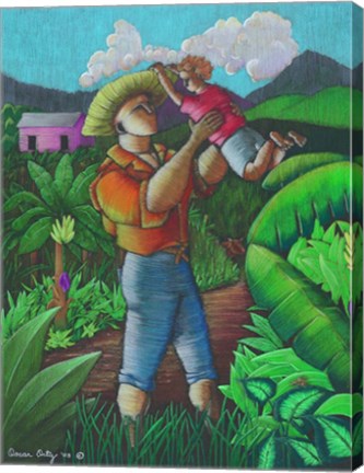 Framed Father and Son Print