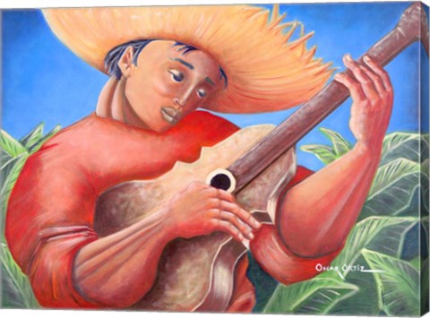 Framed Musician IV Print