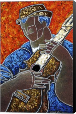 Framed Solo De Cuatro Print