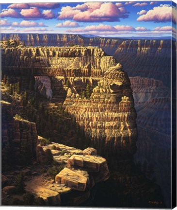 Framed Heaven And Earth Print