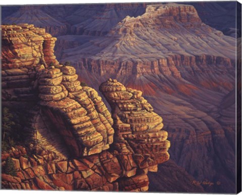 Framed Lofty Ledges Print