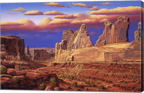 Framed Blue Horizon Print