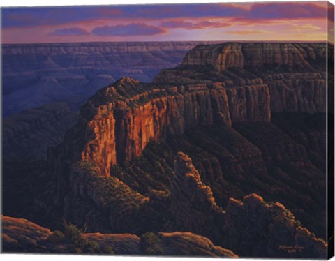 Framed Fleeting Embers Print