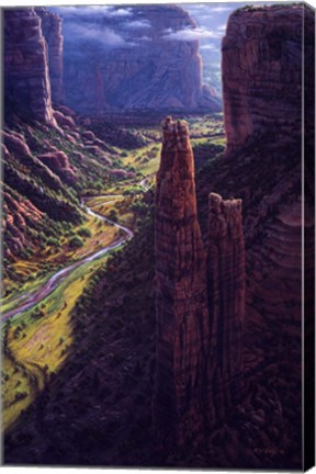 Framed Chasm Of Dreams Print