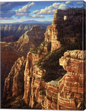 Framed Window To Heaven Print
