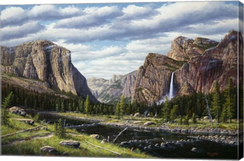 Framed River Of Mercy Print