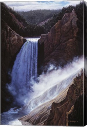 Framed Voice Of Yellowstone Print