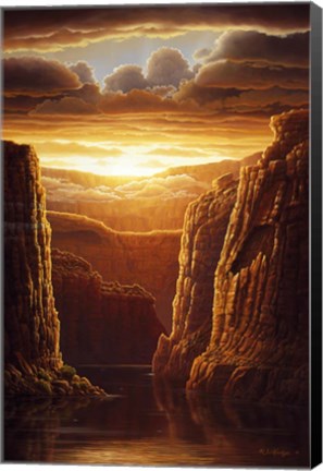 Framed Warm Reflections Print