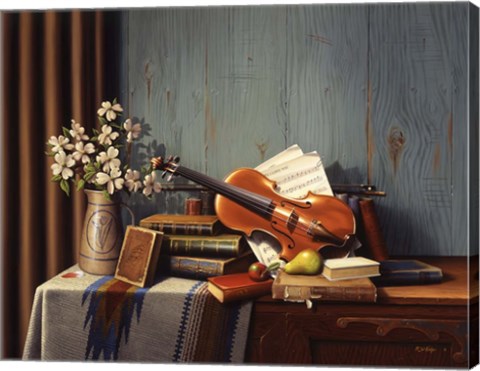 Framed New Violin Print