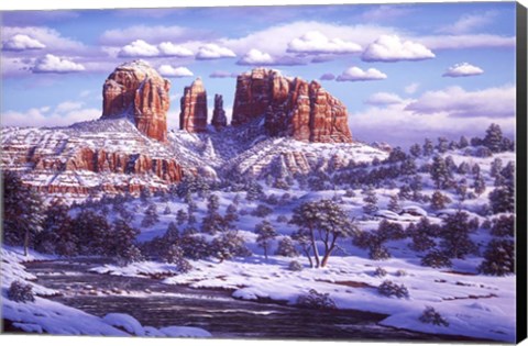 Framed Spirit Of Red Rocks Print