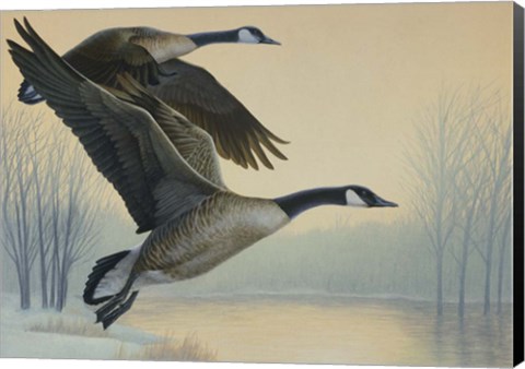 Framed 1996 Michigan Stamp Print