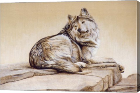 Framed El Lobo Print