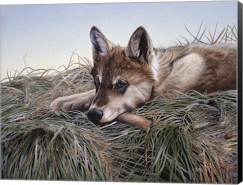 Framed Chewing On It Print