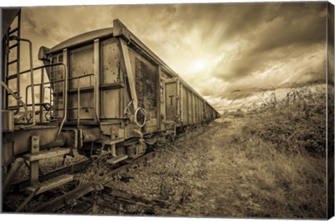 Framed Lost Train Print