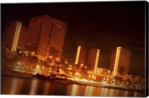 Framed Night Lights Print