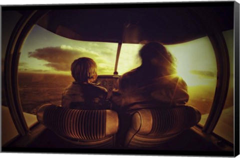 Framed Le Petite Prince Print