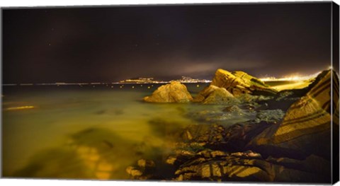 Framed Cannes La bocca Print
