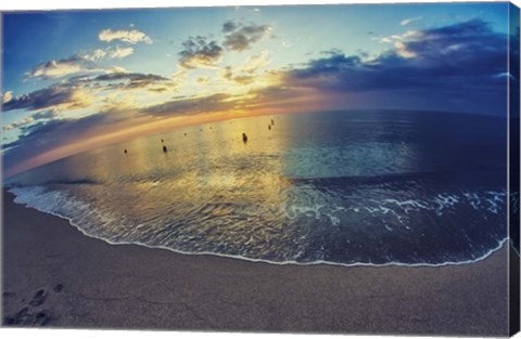 Framed Cypress Sunrise III Print