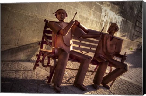 Framed Quais De Siene Print