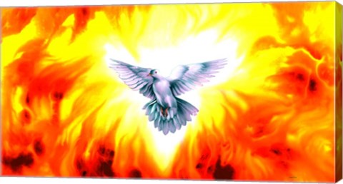 Framed Holy Spirit Fire Print