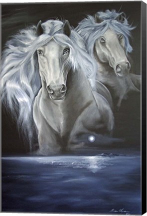 Framed Enchanted Moonlight Dreams Print