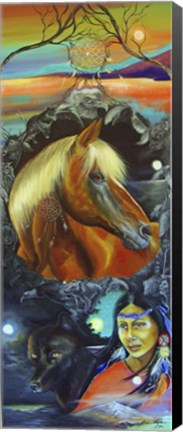 Framed Spirit of Many Moons Print