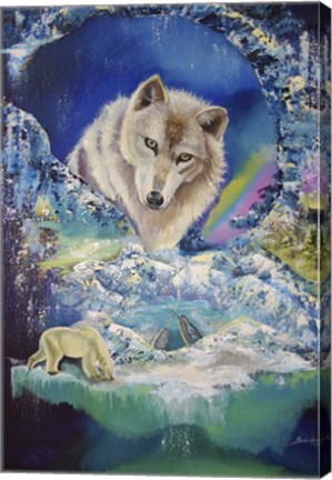 Framed Magical Globe Print