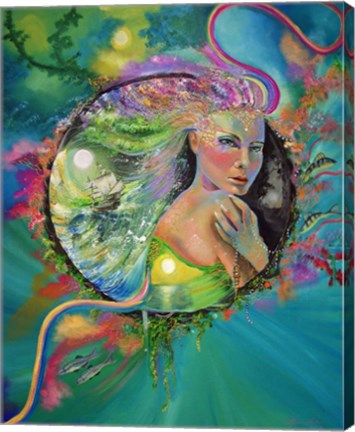 Framed Lost Mermaid Print