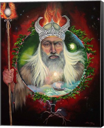 Framed Power of Odin Print